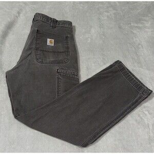 Carhartt Rugged Flex Relaxed Fit Canvas Pants 102291-306 Mens Size 33x30 Work